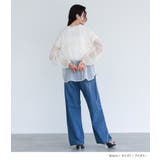 somari imaginationスカラップシアーブラウス | osharewalker | 詳細画像7 