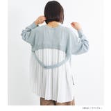 n'OrLABEL異素材バックプリーツVネックニット | osharewalker | 詳細画像11