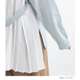 n'OrLABEL異素材バックプリーツVネックニット | osharewalker | 詳細画像15