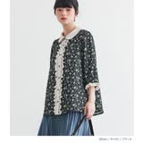 somari imagination花柄配色ブラウス | osharewalker | 詳細画像10 