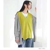 n'OrLABEL配色カノコ編みドルマンカーディガン | osharewalker | 詳細画像9