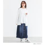 n'OrLABELアシメ切替ランダムヘムカットソー | osharewalker | 詳細画像12