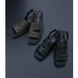 kOhAKUカッティングスタッズサンダル  | osharewalker | 詳細画像11 