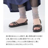 n'OrLABEL配色シアーメッシュレギンス◇ | osharewalker | 詳細画像2