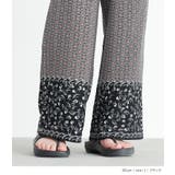 n'OrLABELパネル柄ギャザーイージーパンツ | osharewalker | 詳細画像14