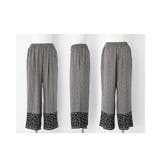 n'OrLABELパネル柄ギャザーイージーパンツ | osharewalker | 詳細画像15