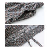 n'OrLABELパネル柄ギャザーイージーパンツ | osharewalker | 詳細画像16