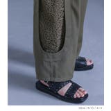 kOhAKU脇レース切替バレルパンツ | osharewalker | 詳細画像2 