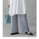 n'OrLABELサイドラインフラワープリントパンツ | osharewalker | 詳細画像10