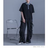 kOhAKUギャザー切替裾ドロストパンツ | osharewalker | 詳細画像3