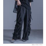 kOhAKUギャザー切替裾ドロストパンツ | osharewalker | 詳細画像5