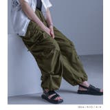 kOhAKUギャザー切替裾ドロストパンツ | osharewalker | 詳細画像9