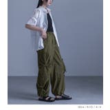 kOhAKUギャザー切替裾ドロストパンツ | osharewalker | 詳細画像11