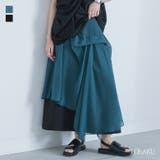 kOhAKUシフォンレイヤードアシメスカート  | osharewalker | 詳細画像1 