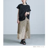 kOhAKU異素材ラップフレアスカート  | osharewalker | 詳細画像2 