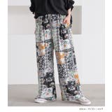 n'OrLABELリゾート柄ワイドパンツ | osharewalker | 詳細画像8 