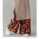 n'OrLABELリゾート柄ワイドパンツ | osharewalker | 詳細画像13 