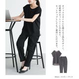 n'OrLABEL接触冷感ピンタックテーパードパンツ | osharewalker | 詳細画像3