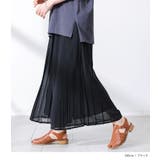 n'OrLABEL冷感裏地付きシフォンプリーツパンツ  | osharewalker | 詳細画像14 