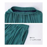 n'OrLABEL冷感裏地付きシフォンプリーツパンツ  | osharewalker | 詳細画像19 