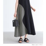 n'OrLABEL配色ノースリーブワンピース | osharewalker | 詳細画像3