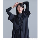 kOhAKU異素材タックシャツワンピース | osharewalker | 詳細画像8 