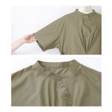 kOhAKU異素材タックシャツワンピース | osharewalker | 詳細画像15 