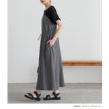 n'OrLABEL異素材ドッキングビスチェワンピース | osharewalker | 詳細画像16