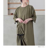 n'OrLABEL接触冷感配色ドロストワンピース | osharewalker | 詳細画像12