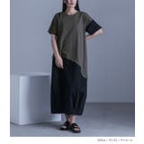 kOhAKU配色コクーンワンピース | osharewalker | 詳細画像7