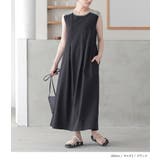 n'OrLABEL汗じみ防止配色ノースリーブワンピース | osharewalker | 詳細画像9