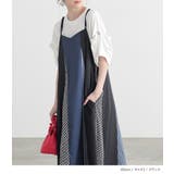 n'OrLABEL柄切替配色キャミワンピ | osharewalker | 詳細画像3 