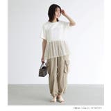 n'OrLABELビスチェ風チュールレイヤードTシャツ | osharewalker | 詳細画像3