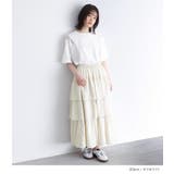 n'OrLABELショルダーメッシュ切替Tシャツ | osharewalker | 詳細画像8