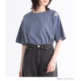 n'OrLABELショルダーメッシュ切替Tシャツ | osharewalker | 詳細画像13
