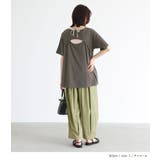 n'OrLABELカーブラインバックデザインTシャツ | osharewalker | 詳細画像10 