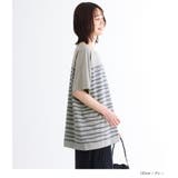 n'OrLABEL水彩手描きボーダー柄プリントTシャツ | osharewalker | 詳細画像14