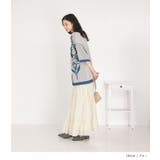 somari imaginationフラワージャカードサマーニット | osharewalker | 詳細画像7