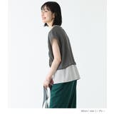ドロスト異素材ノースリーブトップス | osharewalker | 詳細画像7