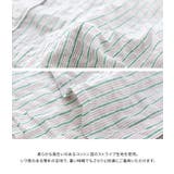 ストライプ柄ボリュームスリーブブラウス | osharewalker | 詳細画像3 