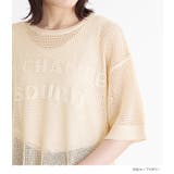 n'OrLABELロゴデザインメッシュサマーニット | osharewalker | 詳細画像13