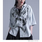 kOhAKUかすれプリントストライプ柄シャツ | osharewalker | 詳細画像6