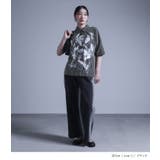 kOhAKUかすれプリントストライプ柄シャツ | osharewalker | 詳細画像10