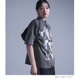 kOhAKUかすれプリントストライプ柄シャツ | osharewalker | 詳細画像11