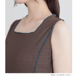 n'OrLABEL配色メロースクエアタンクトップ | osharewalker | 詳細画像6 