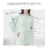 n'OrLABELシアーストライプバンドカラーシャツ | osharewalker | 詳細画像4