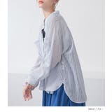 n'OrLABELシアーストライプバンドカラーシャツ | osharewalker | 詳細画像9