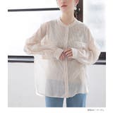 n'OrLABELシアーストライプバンドカラーシャツ | osharewalker | 詳細画像11