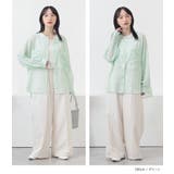 n'OrLABELシアーストライプバンドカラーシャツ | osharewalker | 詳細画像14