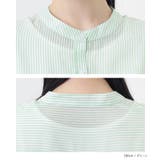 n'OrLABELシアーストライプバンドカラーシャツ | osharewalker | 詳細画像17